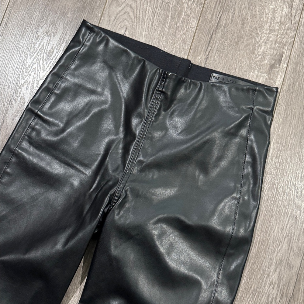 Rag & Bone faux leather leggings size M - Picture 4 of 8